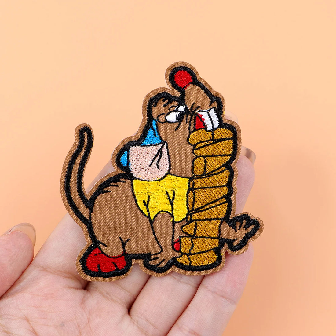 Glass Slipper ‘Gus | Storing Cheese’ Embroidered Patch