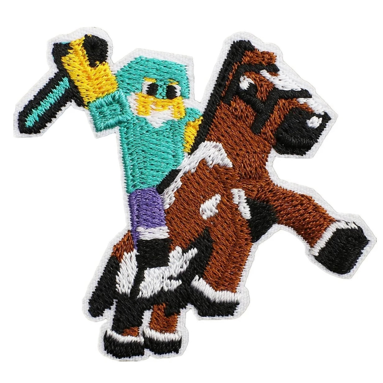 Minecraft 'Herobrine | Riding Horse' Embroidered Patch