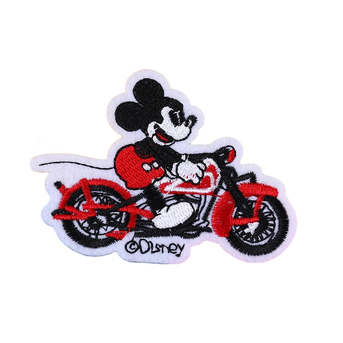 Mickey Mouse 'Mickey | Riding A Motorcycle' Embroidered Patch