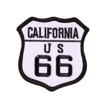 Emblem 'California US 66' Embroidered Patch