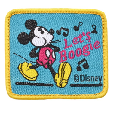 Mickey Mouse 'Mickey | Let's Boogie' Embroidered Patch