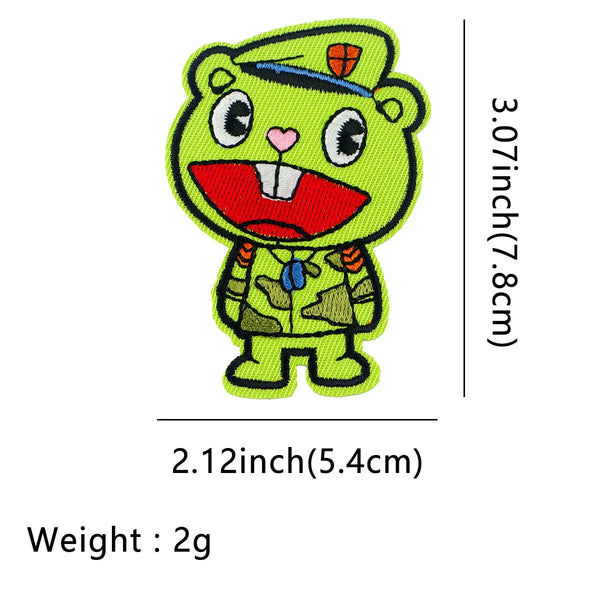 Happy Tree Friends ‘Flippy | Big Smile’ Embroidered Patch