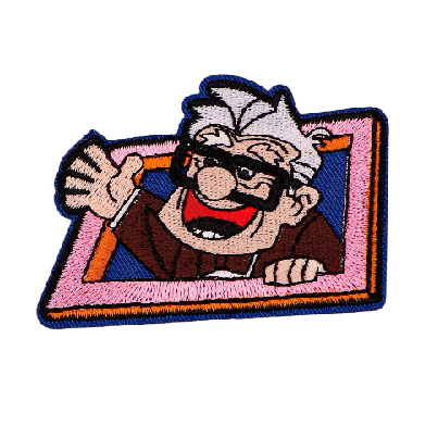 Up 'Carl Fredricksen | Waving' Embroidered Patch