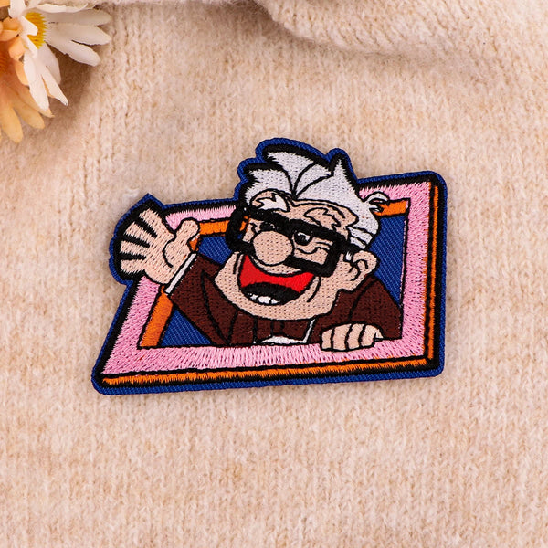 Up 'Carl Fredricksen | Waving' Embroidered Patch