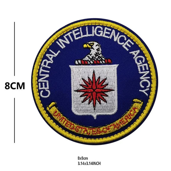 Emblem 'Central Intelligence Agency Seal' Embroidered Velcro Patch ...