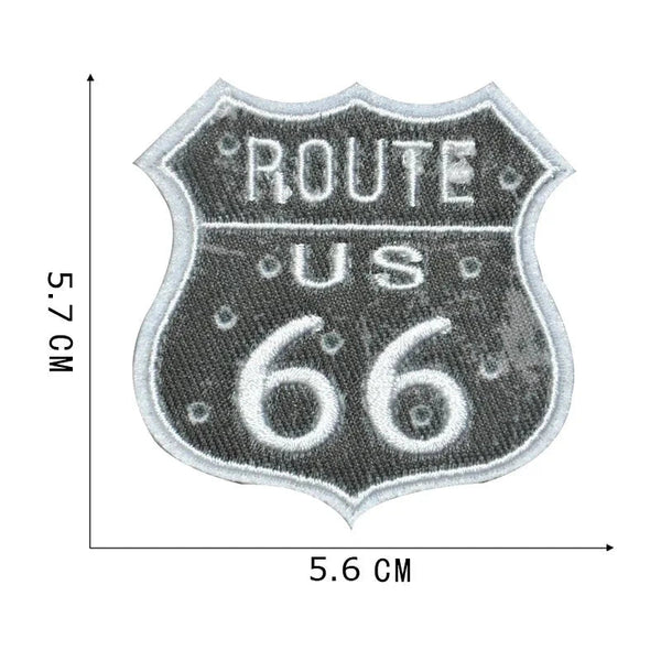 Emblem 'Route US 66 | Shield' Embroidered Patch