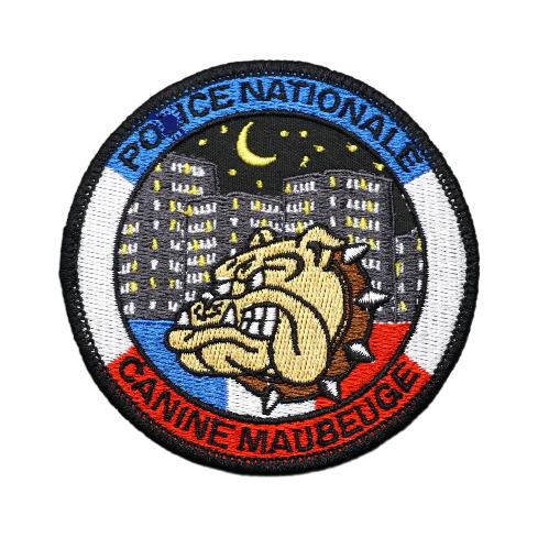 Military Tactical 'Police Nationale | Canine Maubeuge' Embroidered Velcro Patch