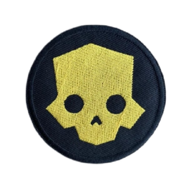 Helldivers 'Skull Logo | Round' Embroidered Velcro Patch