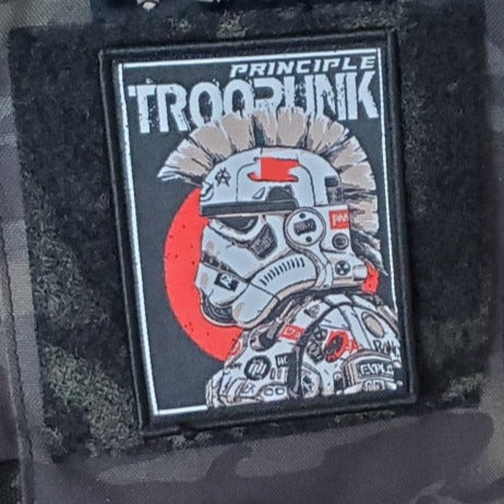 Empire and Rebellion 'Stormtrooper | Principle Troopunk' Embroidered Velcro Patch