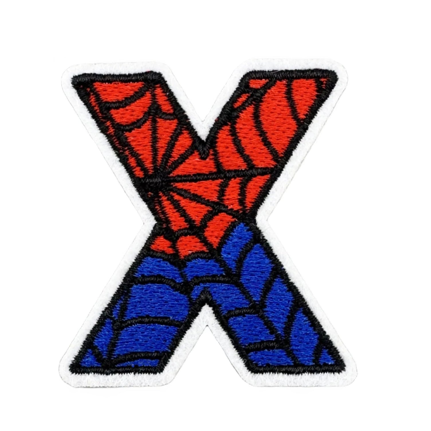 Spider-Man Letter 'Letter X' Embroidered Patch