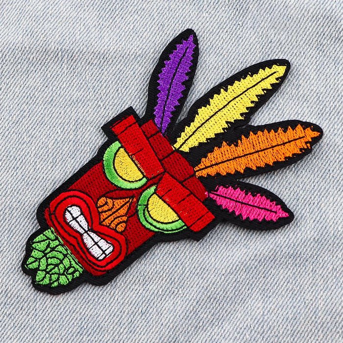 Crash Bandicoot ‘Aku Aku’ Embroidered Patch