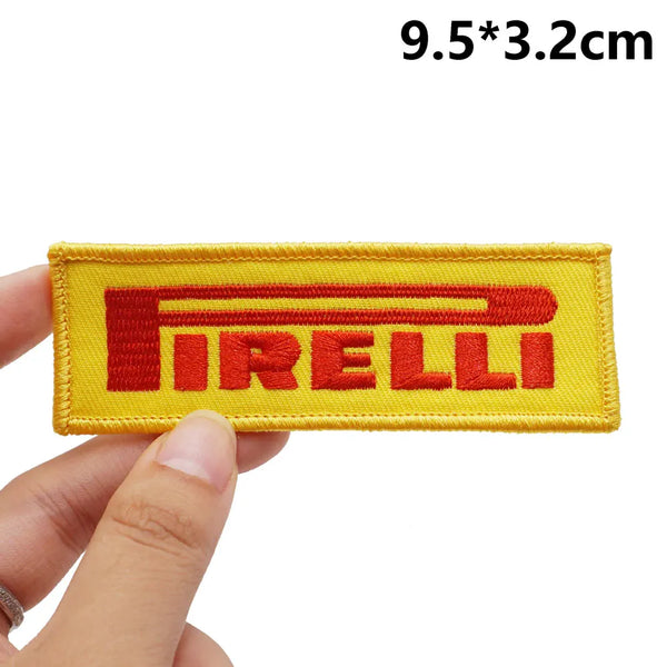 Pirelli Logo Embroidered Patch