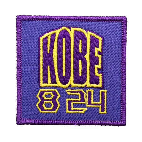 Sports 'Kobe 8 and 24 Logo' Embroidered Velcro Patch