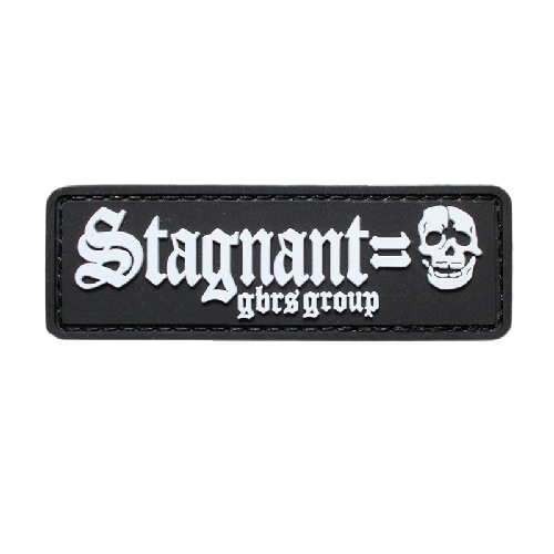 Cool 'Stagnant | Gbrs Group' PVC Rubber Velcro Patch