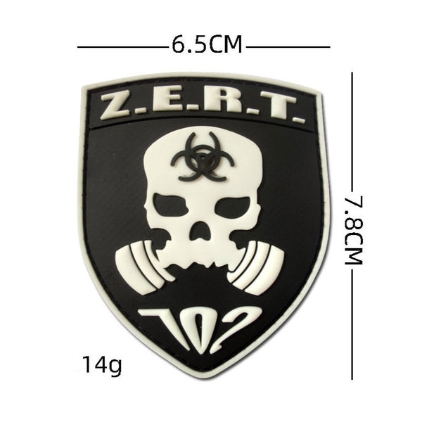 Resident Evil 'Z.E.R.T Logo' PVC Rubber Velcro Patch