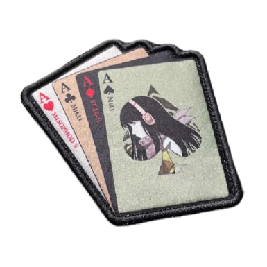 Girls' Frontline 'M4A1 | Aces Playing Cards' Embroidered Velcro Patch