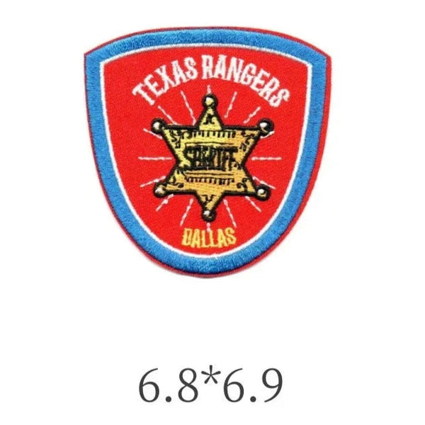 Emblem 'Texas Rangers Sheriff' Embroidered Patch