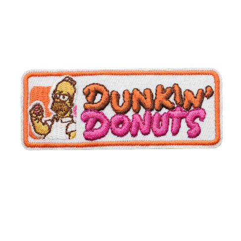 Springfield 'Bart Holding Donut | Dunkin' Dounts' Embroidered Patch