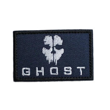 Call of Duty 'Ghost Logo' Embroidered Velcro Patch