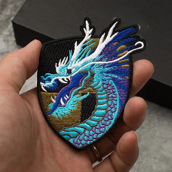 Dragon 'Head' Embroidered Patch