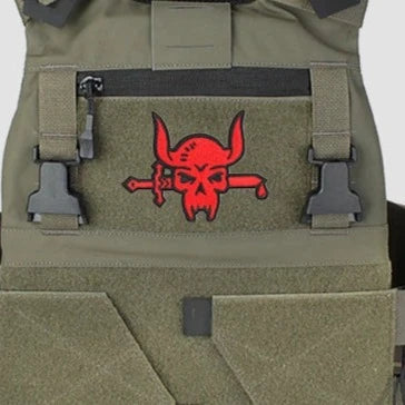 Diablo 'Monster' Embroidered Velcro Patch