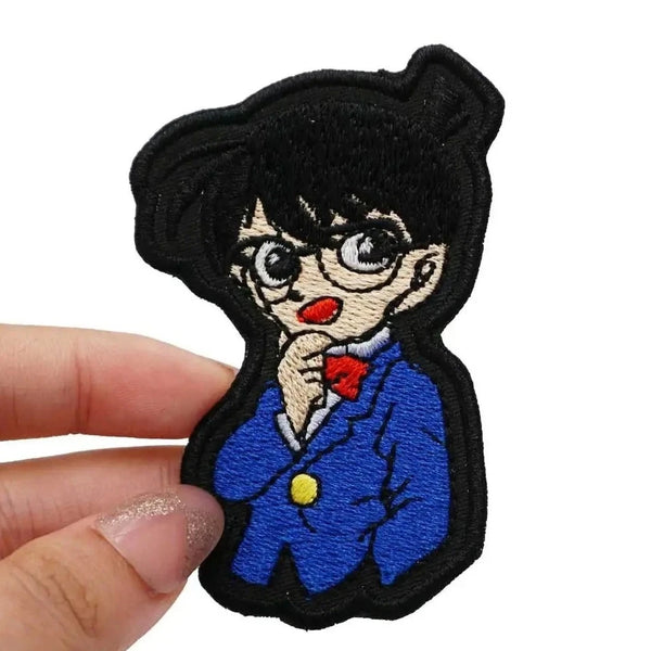 Detective Conan 'Wondering' Embroidered Velcro Patch