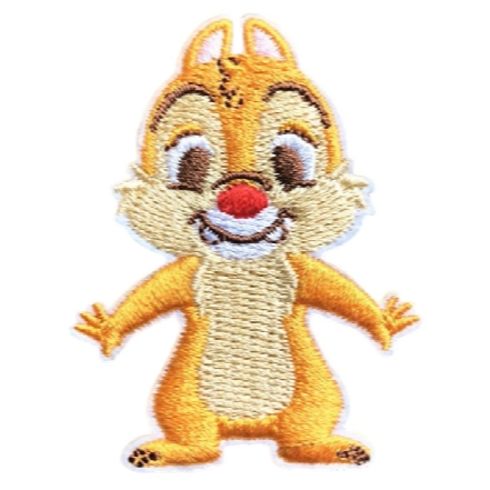 Chipmunk Duo 'Dale | Red Nose' Embroidered Patch