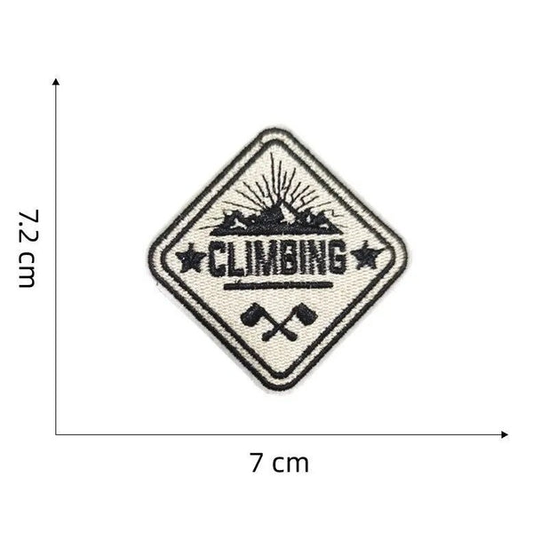 Travel 'Climbing' Embroidered Patch