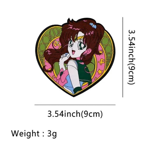 Sailor Moon 'Sailor Jupiter | Heart Portrait' Embroidered Patch