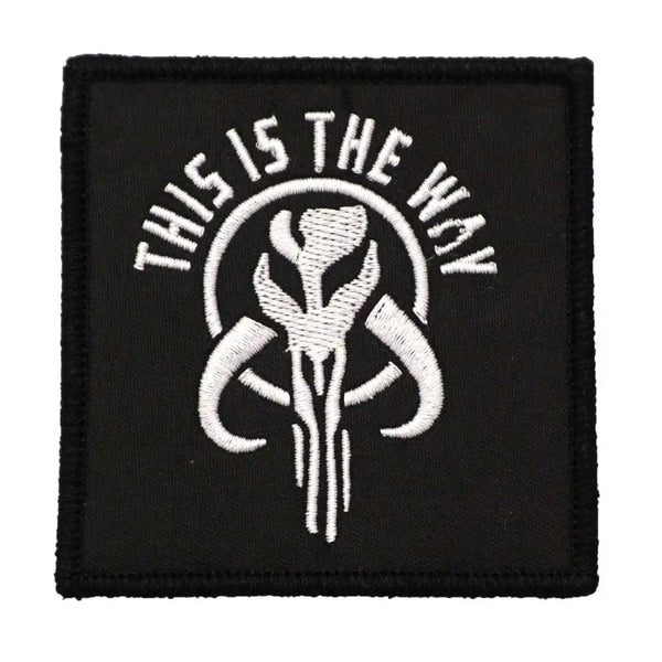 Empire and Rebellion Skull 'This Is The Way | Square' Embroidered Patch