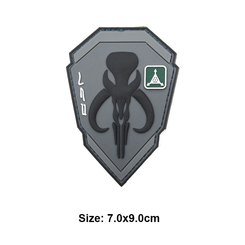 Empire and Rebellion 'Empire and Rebellion Bantha Skull | 3.0' PVC Rubber Velcro Patch