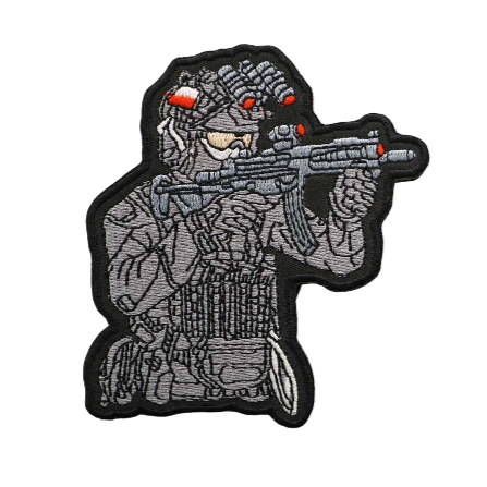 Cool 'Tactical Soldier | Targeting 1.0' Embroidered Velcro Patch