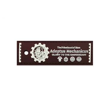 Warhammer 'Adeptus Mechanicus | The Priesthood of Mars' PVC Rubber Velcro Patch