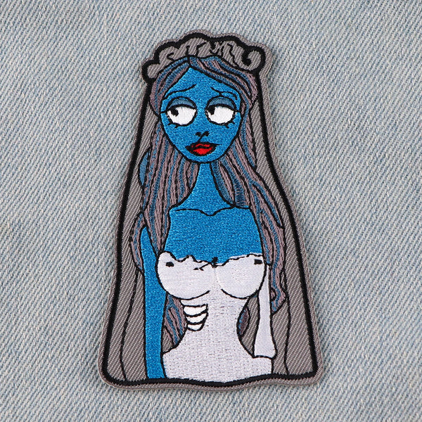 Corpse Bride 'Emily' Embroidered Patch