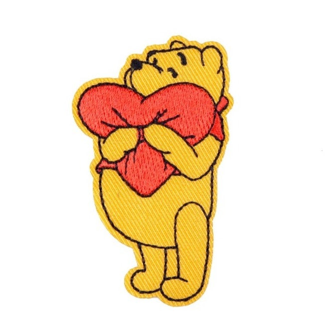 Christopher Robin 'Hugging Heart Pillow' Embroidered Patch