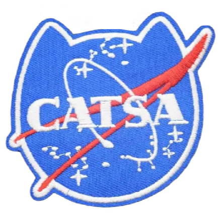 Space 'Catsa' Embroidered Patch
