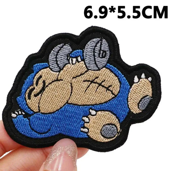 Pocket Monster 'Snorlax | Flexing Muscles' Embroidered Patch