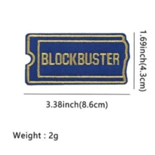 Ticket ‘Blockbuster' Embroidered Patch