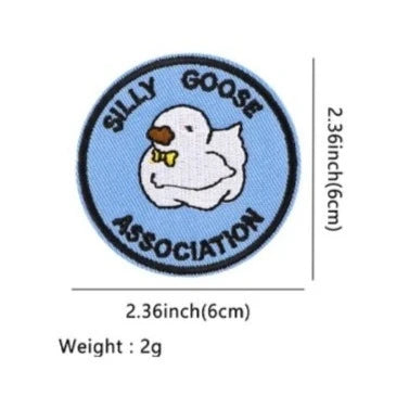 Silly Goose Association Embroidered Patch