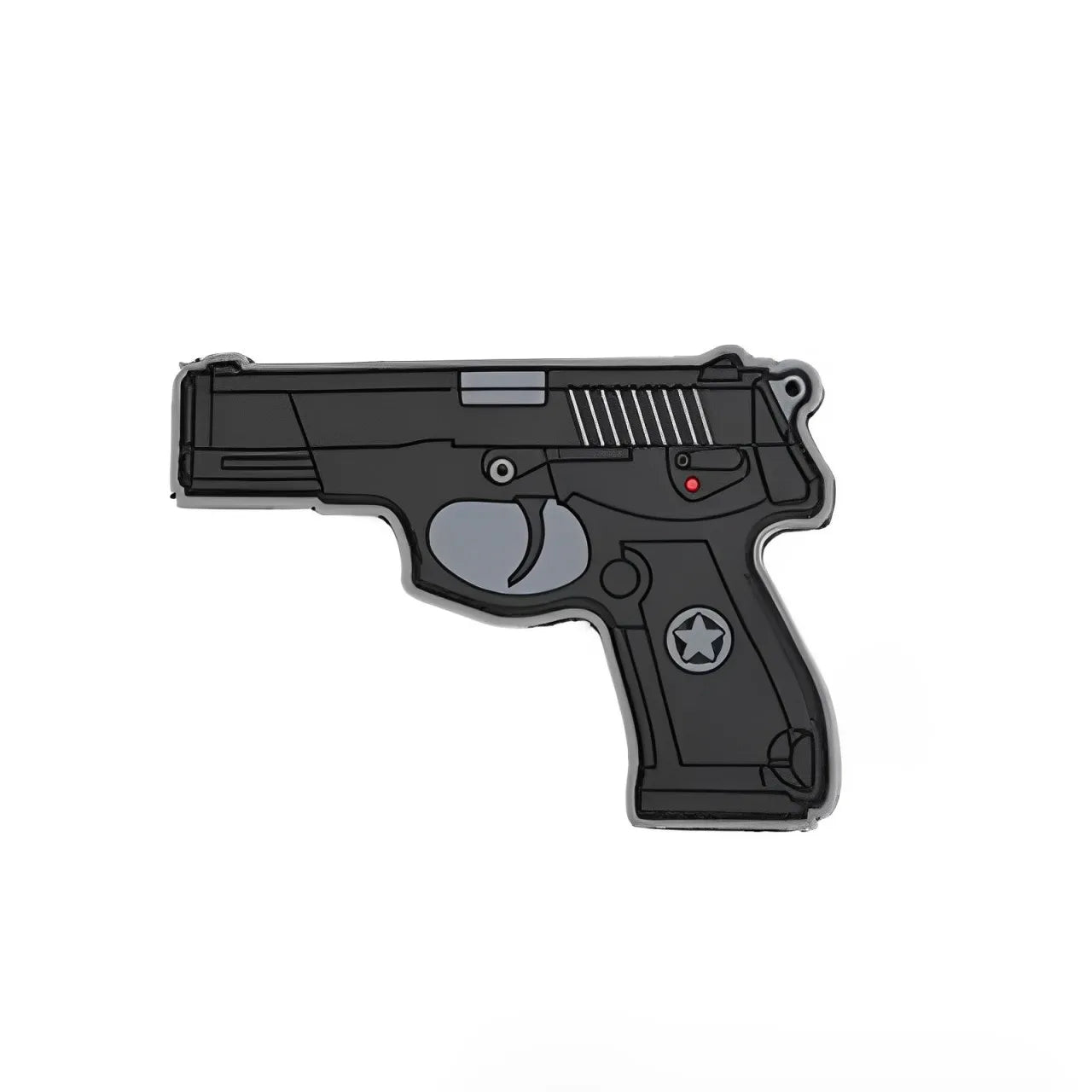 Gun Weapons PVC Rubber Velcro Patch