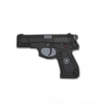 Gun Weapons PVC Rubber Velcro Patch