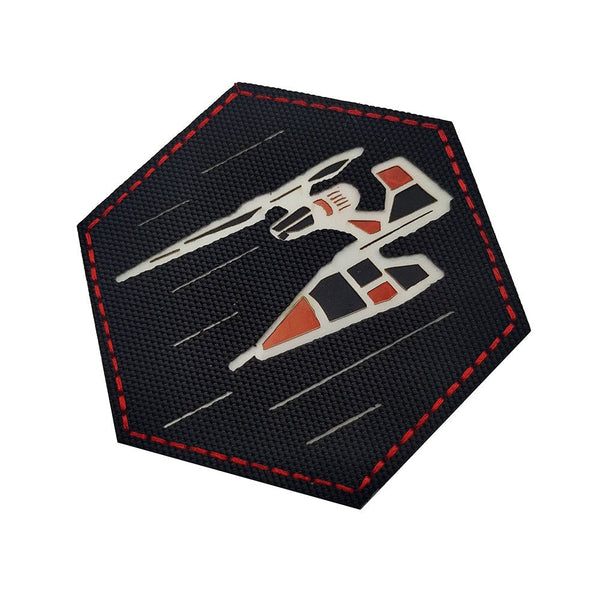 Empire and Rebellion 'Kylo Ren’s TIE Silencer | Reflective' Embroidered Velcro Patch