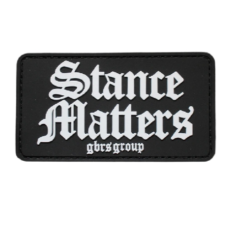 Cool 'Stance Matters | Gbrs Group' PVC Rubber Velcro Patch