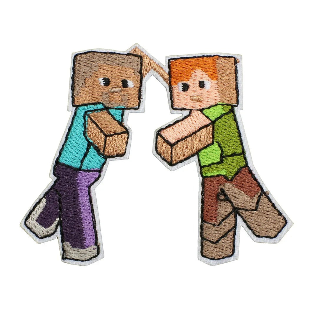 Minecraft 'Steve and Alex | Dancing' Embroidered Patch