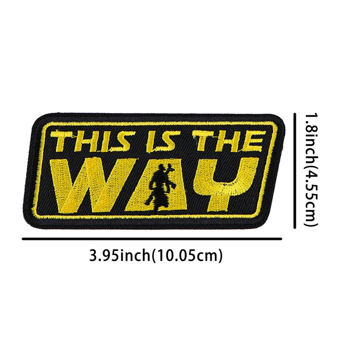 Star Wars 'This Is The Way | Mandalorian 1.0' Embroidered Patch