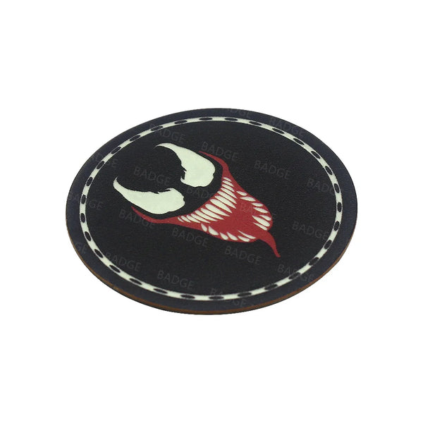 Venom 'Face | Luminous' PVC Rubber Velcro Patch