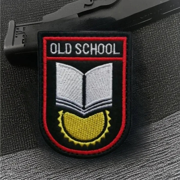 Old School Embroidered Velcro Patch