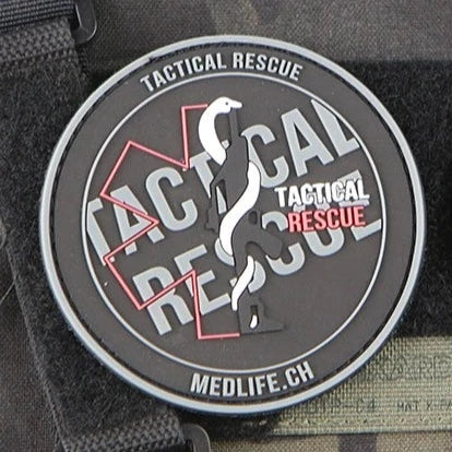 Star of Life 'Tactical Rescue' PVC Rubber Velcro Patch
