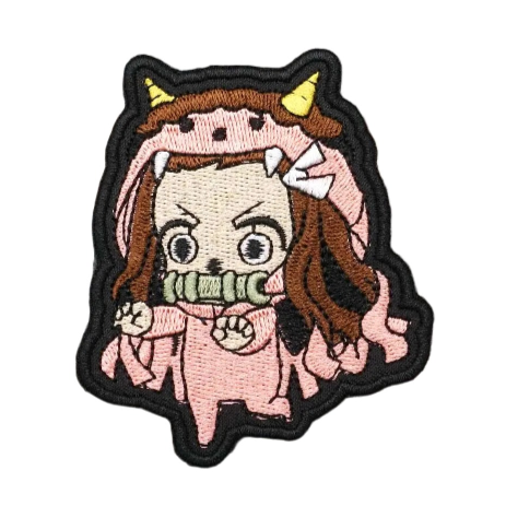 Kimetsu no Yaiba 'Nezuko | Scaring' Embroidered Velcro Patch