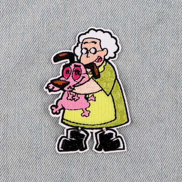 Courage the Cowardly Dog 'Muriel and Courage' Embroidered Patch